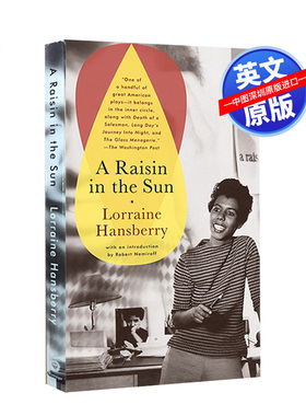 英文原版 A Raisin in the Sun 日光下的葡萄干 阳光下的葡萄干 汉斯贝里电影 原装进口 正版 书