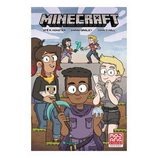 英文原版 我的世界 漫画 第一卷 Minecraft Volume 1 Minecraft 世界中的第一部图画小说 青少年读物 冒险故事书 正版书