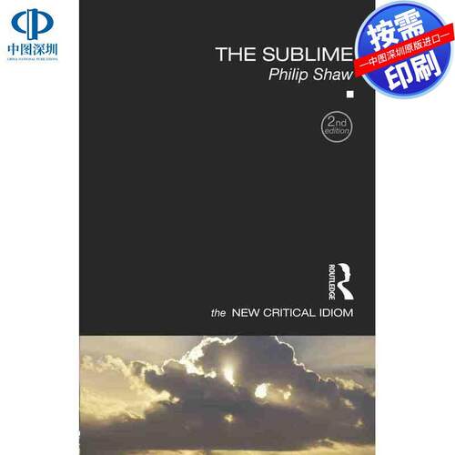 预售【按需印刷】英文原版 崇高 The Sublime 原装进口正版书籍