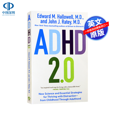英文原版ADHD2.0从童年到成年