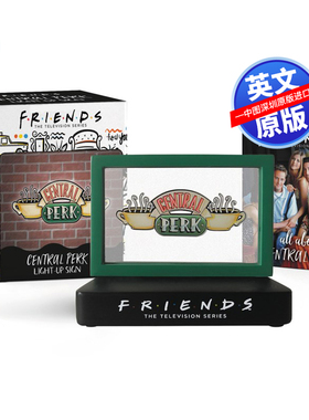 英文原版 老友记 中央公园咖啡馆照明摆件 Friends:Central Perk Light-Up Sign RP Minis影视剧周边 送礼收藏桌面摆饰礼物