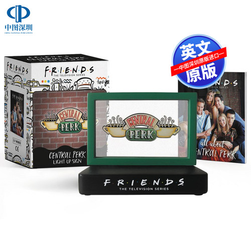 英文原版 老友记 中央公园咖啡馆照明摆件 Friends:Central Perk Light-Up Sign RP Minis影视剧周边 送礼收藏桌面摆饰礼物