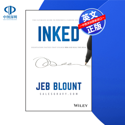【预售 按需印刷】Wiley出版 最终指南：强大的关闭和销售谈判策略，解锁YES并完成交易  INKED l进口英文正版书籍