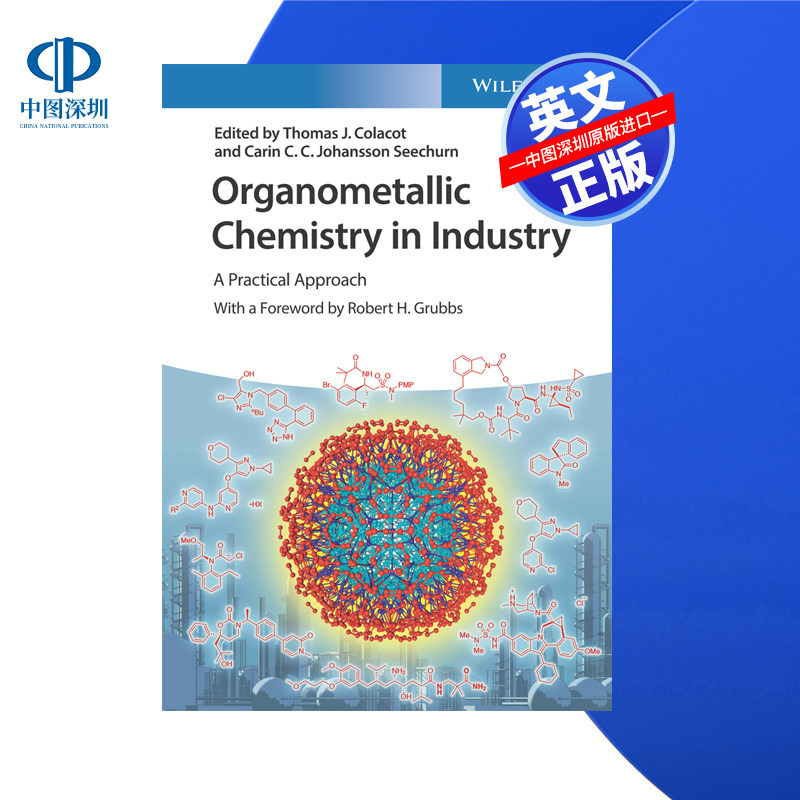 【预售 按需印刷】Wiley出版工业中的有机金属化学:实用方法 Organometallic Chemistry in Industry 进口英文正版书籍
