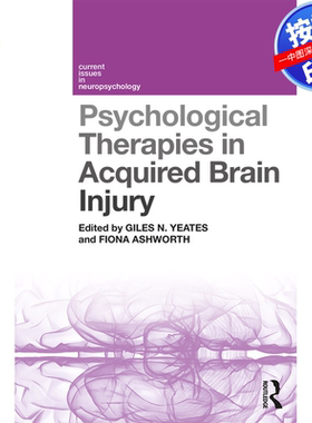预售【按需印刷】英文原版 获得性脑损伤中的心理治疗 Psychological Therapies in Acquired Brain Injury 原装进口正版书籍
