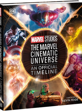 英文原版 DK 漫威工作室电影宇宙官方时间表剧照 精装艺术书画册 Marvel Studios The Marvel Cinematic Universe 复仇者联盟