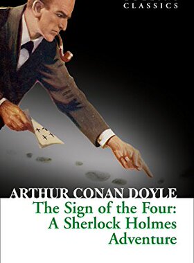现货柯林斯经典文学：四签名 英文原版 The Sign of the Four  英版 Arthur Conan Doyle 搭配血字的研究 中篇推理小说 进口书正版