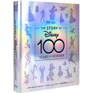 英文原版 迪士尼100周年纪念画册 精装百年艺术设定集 The Story of Disney 100 Years of Wonder 品牌故事发展史 2026年日历
