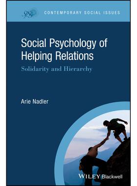 【预售 按需印刷】英文原版社会心理学中的帮助关系Social Psychology of Helping Relations C原装进口正版书籍