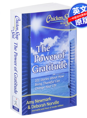 英文原版 Chicken Soup for the Soul: The Power of Gratitude: 101 Stories about How Being Thankful Can Change Your Life