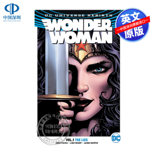 Vol.1 故事书 神奇女侠第1卷 Rebirth Lies The Woman Wonder 谎言 DC漫画 英文原版