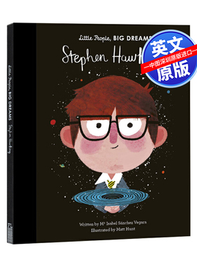 英文原版 小男孩 大梦想：斯蒂芬·霍金 Stephen Hawking 进口书外版书 经典小说读物 青少年小学生课外阅读书籍