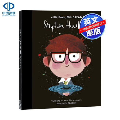 英文原版 小男孩 大梦想：斯蒂芬·霍金 Stephen Hawking 进口书外版书 经典小说读物 青少年小学生课外阅读书籍