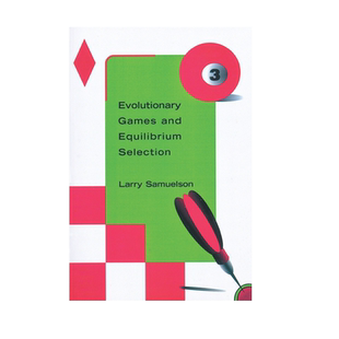 【预售 按需印刷】进化博弈与均衡选择 Evolutionary Games and Equilibrium Selection  进口英文正版书籍