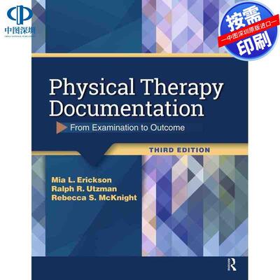 预售【按需印刷】英文原版 物理治疗文档记录 Physical Therapy Documentation 原装进口正版书籍
