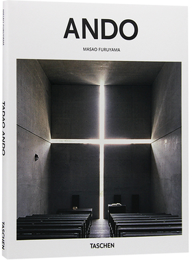 现货塔森出版 安藤忠雄作品集 ANDO 日本建筑大师 英文原版 Basic Art 基础艺术系列 建筑设计艺术进口书籍正版