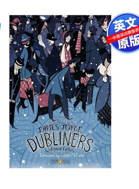 现货 英文原版 都柏林人 毛边版 Dubliners 詹姆斯 乔伊斯 James Joyce 企鹅经典文学读物小说