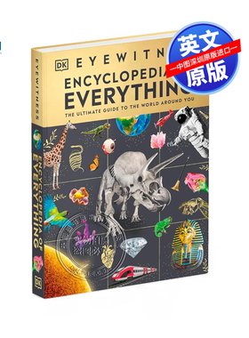 英文原版 DK百科全书 周围世界的指南 含自然科学技术历史和文化等主题儿童少儿科普Eyewitness Encyclopedia of Everything目击者