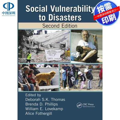 预售【按需印刷】英文原版 灾害的社会脆弱性 Social Vulnerability to Disasters 原装进口正版书籍