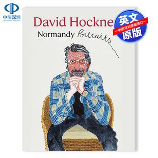 英文原版 大卫·霍克尼：诺曼底肖像 David Hockney: Normandy Portraits 进口正版