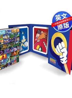 预售英文原版 刺猬索尼克30周年作品回顾 精装豪华收藏版 Sonic the Hedgehog Encyclo-speed-ia 进口英文正版书籍