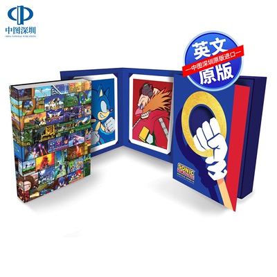 预售英文原版 刺猬索尼克30周年作品回顾 精装豪华收藏版 Sonic the Hedgehog Encyclo-speed-ia 进口英文正版书籍