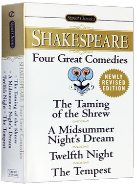 莎士比亚四大喜剧 现货英文原版 Four Great Comedies 仲夏夜之梦 第十二夜 驯悍记 暴风雨 进口书籍正版