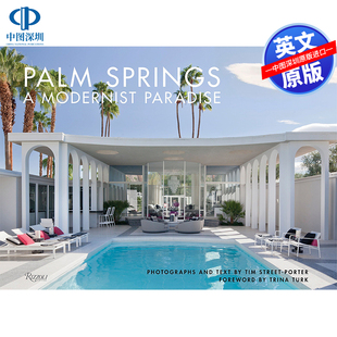 进口英文版 书籍 宝地 Modernist Springs 现实主义 Palm 正版 英文原版 Paradise 棕榈泉