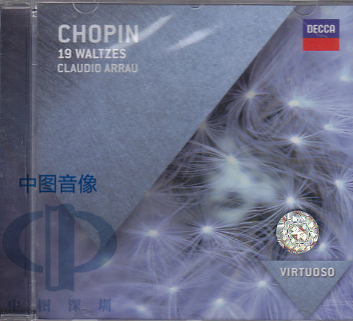 【中图音像】阿劳：肖邦19首圆舞曲 古典CD 4785154  DECCA