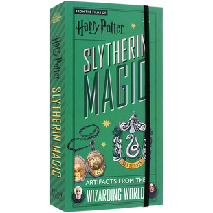 预售英文原版 哈利波特 斯莱特林魔法世界活动书 Harry Potter Slytherin Magic Artifacts Wizarding World 周边