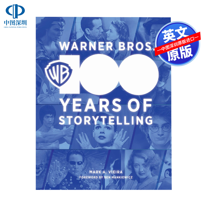 英文原版华纳兄弟100周年