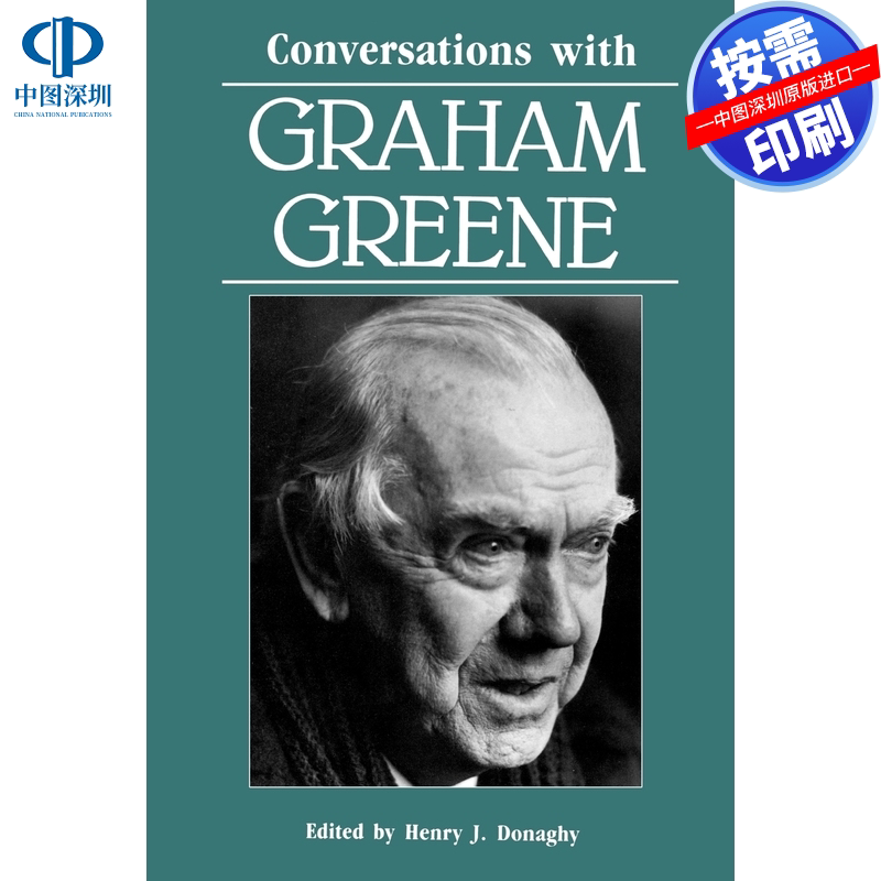 预售【按需印刷】英文原版 与格雷厄姆·格林的对话 Conversations with Graham Greene 原装进口正版书籍