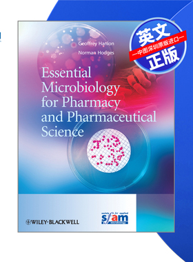 【预售 按需印刷】Wiley出版 药剂学和药学基本微生物学 Essential Microbiology for Pharmacy 进口英文正版书籍
