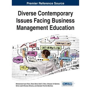 Business Educatio 英文原版 Contemporary Issues 多样化当代问题Diverse 按需印刷 商业管理教育面临 Management Facing 预售