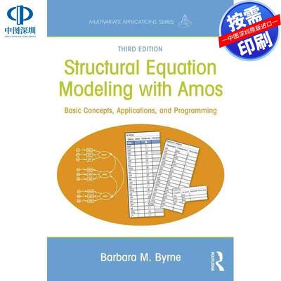 预售【按需印刷】英文原版 使用AMOS的结构方程建模 Structural Equation Modeling With AMOS 原装进口正版书籍