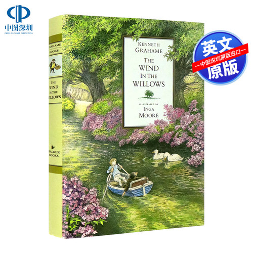 预售英文原版 柳林风声 The Wind in the Willows 经典插图插画儿童文学故事绘本 肯尼斯·格雷厄姆童话奇幻故事青少年课外阅读