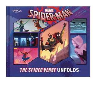 预售英文原版 蜘蛛侠 平行宇宙 抽拉手风琴式折页立体书 Spider-Man: The Spider-Verse Unfolds  进口英文正版书籍