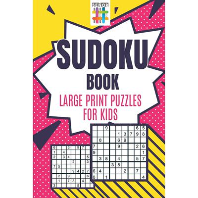 【预售 按需印刷】英文原版Sudoku Book Large Print Puzzles for Kids进口原版正版书籍