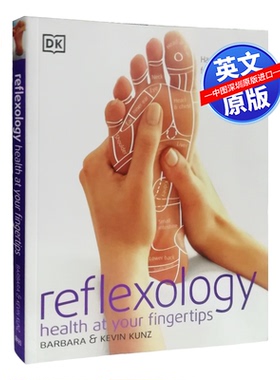 现货英文原版 Reflexology 足底按摩 穴位 按摩 反射疗法 DK人体神经反射治疗养生健康百科科普读物