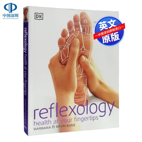 现货英文原版 Reflexology 足底按摩 穴位 按摩 反射疗法 DK人体神经反射治疗养生健康百科科普读物