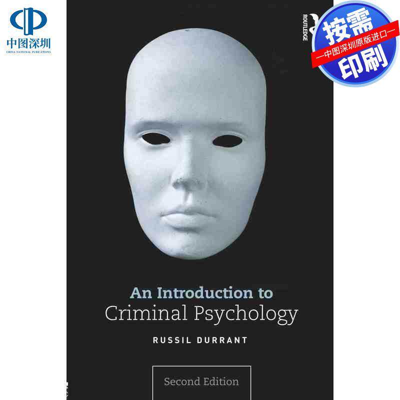 预售【按需印刷】英文原版 犯罪心理学导论 An Introduction to Criminal Psychology 原装进口正版书籍