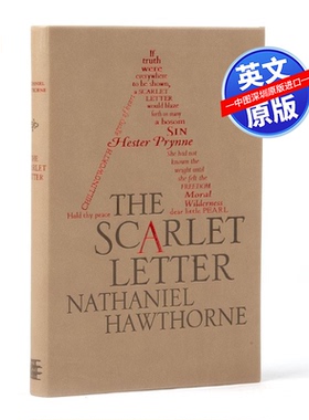 英文原版 Word Cloud系列 红字 霍桑 The Scarlet Letter (Word Cloud Classics)