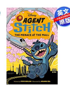 预售英文原版 星际宝贝史迪奇 商场危机 迪士尼特工 Lilo and Stitch Disney Agent Stitch The Menace at the Mall