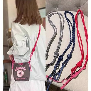 日本代购ballchain迷你mini包包肩带可调节斜跨女包带子加长绳子