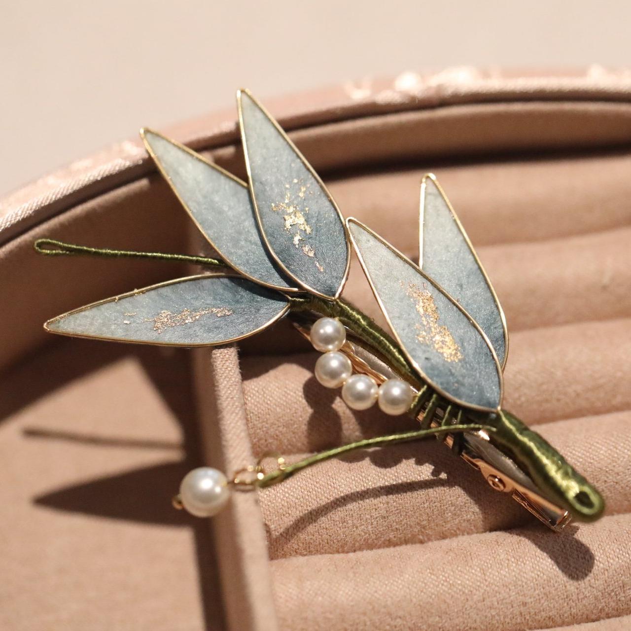 苏州非遗手工绒花发夹蚕丝线送妈妈老师教师节礼物汉服旗袍配饰,特色手工艺,刺绣,淘宝优惠券,粉丝福利购,淘宝优惠卷