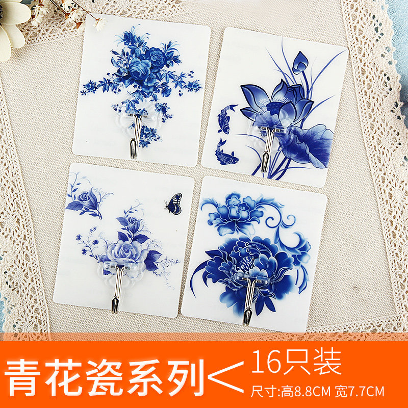 强力粘胶挂钩免打孔承重粘钩厨房门后挂勾墙壁墙上免钉不粘贴钩子