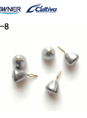 日本欧纳防挂底倒钓铅坠Cone sinker低重心高灵敏度路亚软虫11708