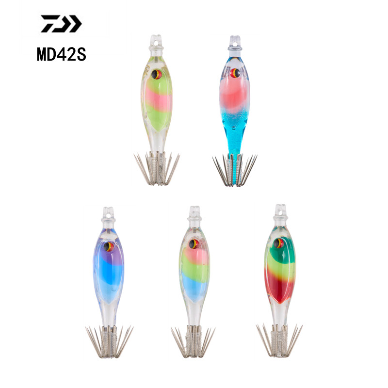 DAIWA达亿瓦鱿鱼吹筒钩三色条纹诱鱼火箭爆钓八爪仔神器船钓MD42S,户外/登山/野营/旅行用品,鱼钩,淘宝优惠券,粉丝福利购,淘宝优惠卷