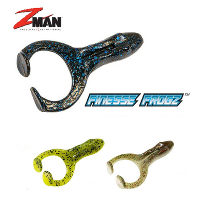 浮水蛙美国zman路亚软饵实心t尾