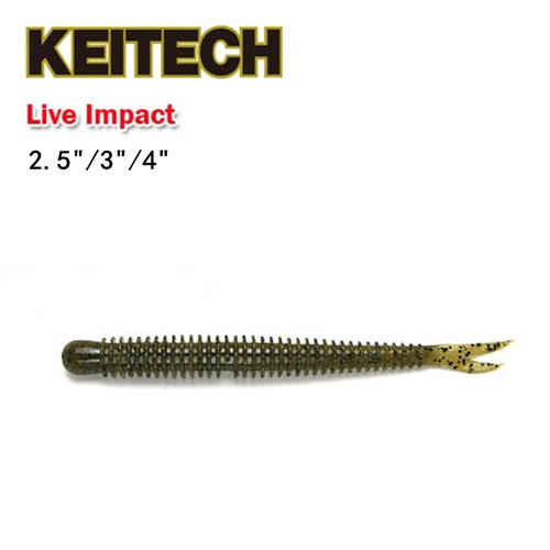 K牌叉尾鲈鱼路亚软饵LiveImpact